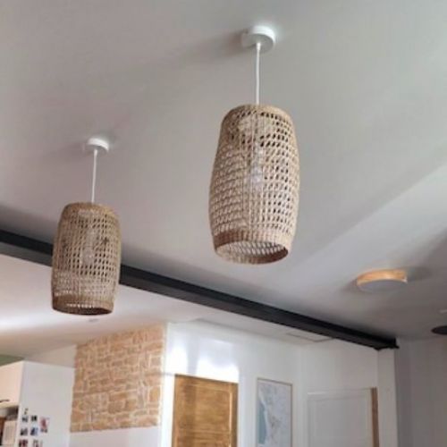 Plafond tendu blanc mat - pièce de vie - saint hilaire de chaléons