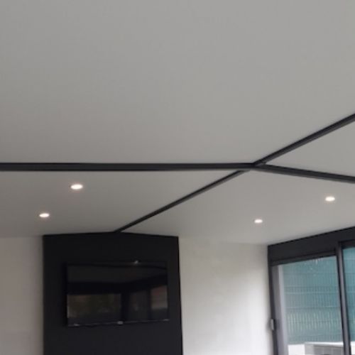 extension - plafond tendu Blanc Mat