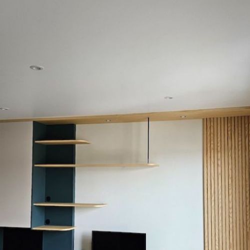 Toiles unies - pièce de vie - salon design