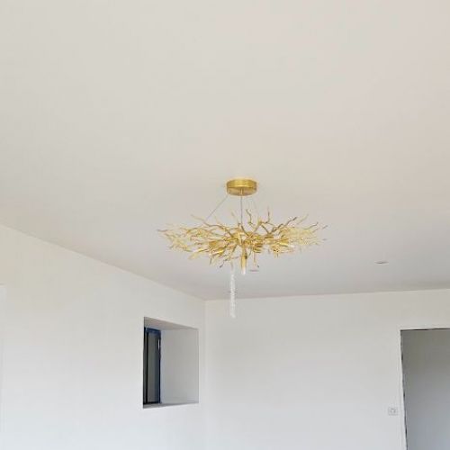 toiles unies - extension - plafond tendu blanc mat