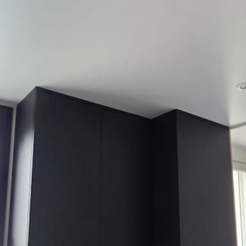 Plafond tendu blanc mat - cuisine - saint hilaire de riez